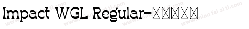 Impact WGL Regular字体转换
